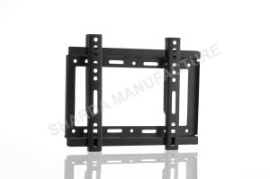 Power Coated Metal LCD Wall Brackets, Color : Black, Length : 12inch
