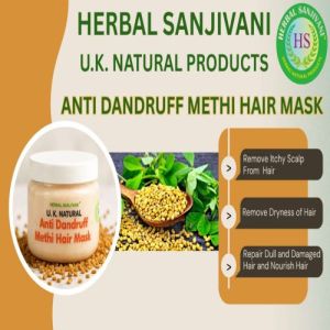 Uk Natural Anti Dandruff Hair Mask, Packaging Type : Plastic Jar