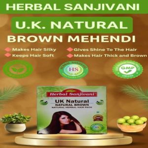 Uk Natural Brown Mehandi, Packaging Type : Paper Box