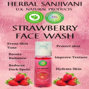 Uk Natural Strawberry Face Wash, Packaging Type : Pink
