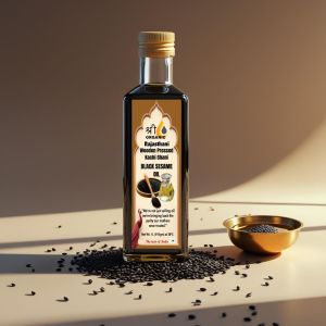 Kachi Ghani Black Sesame Oil, Brand Name : Shree Organic