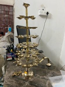 Brass Pooja Aarti Diya