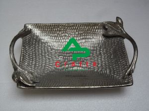 Antique Metal Serving Tray