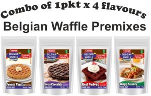 Wheat Flour Belgian Waffle Premix 1Kg, Brand Name : Sooper