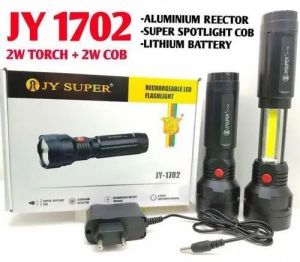 Jy Super 1702 1800mah Rechargeable Battery Plastic Torch