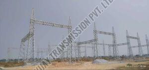Galvanized Iron Transmission Line Tower, For Industrial