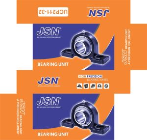 Jsn Powder Coated Chrome Steel Pillow Block Bearings, Color : Green