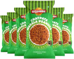 Gujjubhai Masala Peanuts, Packaging Type : Plastic Packet