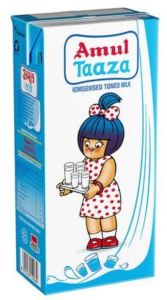 Amul Milk, Color : White, Packaging Type : Carton, Form : Liquid