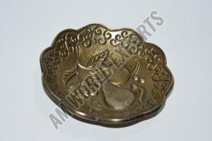 Antique Style Metal Decorative Platter