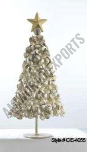 Iron Golden Petal Christmas Tree, Color : Champagne for Decorative