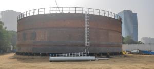 IS2062GRB PAINTING Carbon Steel Thermal Storage Tank, Color : Grey