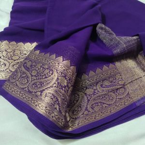 Crepe Silk Saree, Color : Multiple Color, Speciality : Easy Wash