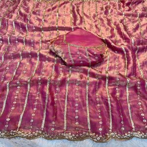 Hand Work Saree