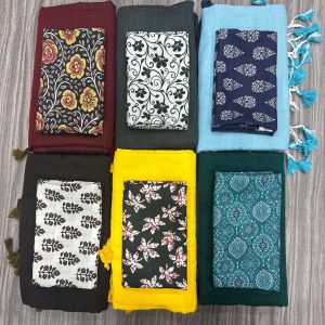 Khadi Cotton Handloom Saree, Age Group : Adults