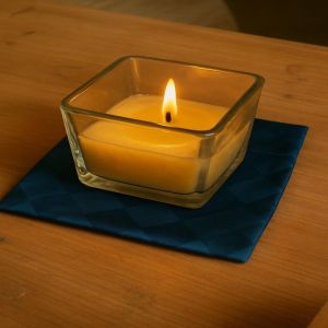 Gel Wax Transparent Glass Candle Jar for Decorative, Aromatherapy