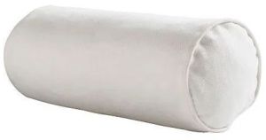 Plain White Fiber Bolster