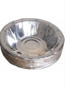 Plain Disposable Silver Paper Bowl