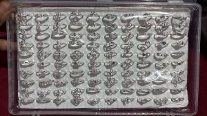 Polished Silver Micro Rings, Brand Name : Shipra Jewellery
