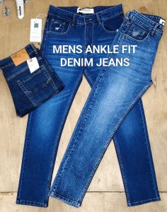 Mens Ankle Fit Denim Jeans