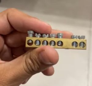 Brass Neutral Link Bar