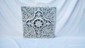 Decorative Wood Interior Styling Raised Floral Panel