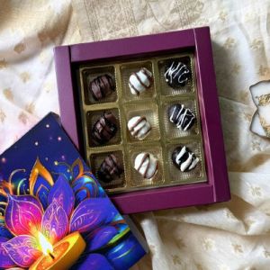 9 Assorted Date Chocolates Gift Box