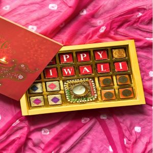 Mango And Assorted Chocolate Diya Gift Box