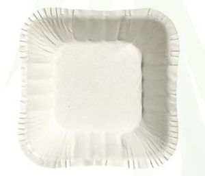 Paper 4-4 Square Disposable Tray 4x4 Inches, Packaging Type : Bulk