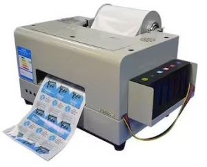 Plastic Semi Automatic Multicultural Label Printing Machine