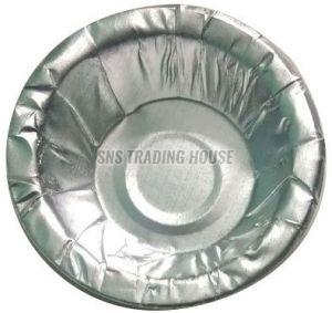 Heavy Duty Silver Laminated Dona Cups 6.2 Inches Diameter