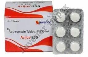 Azithromycin Tablet, Brand Name : Azijuv, Packaging Type : Blister