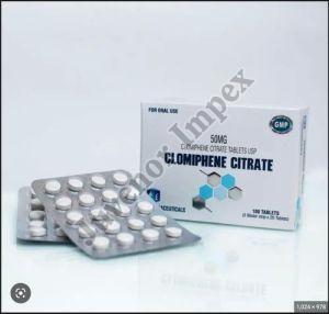 Clomiphene Citrate 50mg Tablet, Packaging Type : Blister