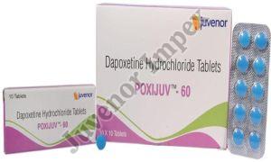 Dapoxetine Hydrochloride 60mg Tablets, Brand Name : Poxijuv