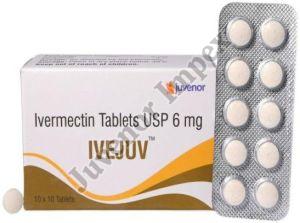 Ivermectin 6mg Tablets, Brand Name : Ivejuv, Packaging Type : Box
