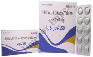Sildenafil Citrate 150mg Tablets, Brand Name : Sijuv-120