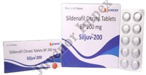 Sildenafil Citrate 200mg Tablets, Brand Name : Sijuv-150