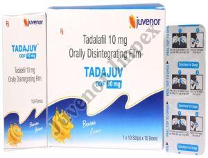 Tadalafil 10mg Orally Disintegrating Film, Brand Name : Tadajuv-ODF