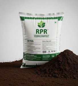 Organic Vermicompost Manure, Packaging Type : Black-brown