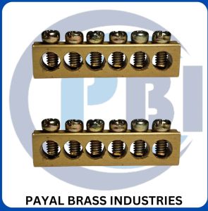 15Amp Brass Neutral Link Bar