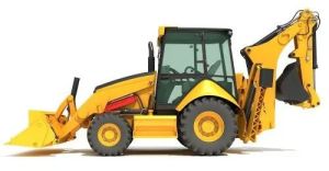 Tractor Grader Backhoe Loader, Color : Yellow, Black for Excavation
