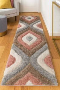 Microfiber-polyster Shaggy High Pile Carpet Starts from 2×3 ft