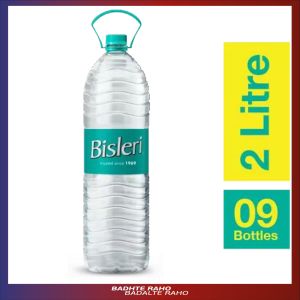 Bisleri 2 L Packaged Drinking Water Case OF 9 Bottles