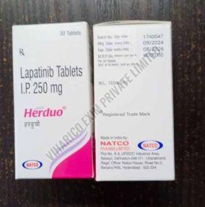 Herduo Lapatinib 250mg Tablets, Packaging Type : Box