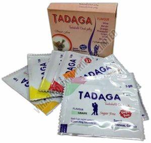 Tadaga Tadalafil Oral Jelly, Packaging Size : 7x5gm