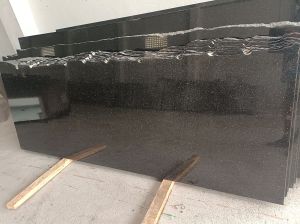 Black Galaxy Granite Slab