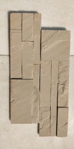 Dholpur Beige Sand Stone Wall Panel 600x150 Mm