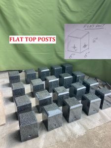 Fllat Top Post Stone Monument