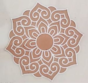 Decorative MDF Mandala Swirl Petal Wall Panel
