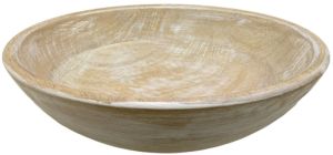 Natural Finish Mango Wood Serving Bowl
